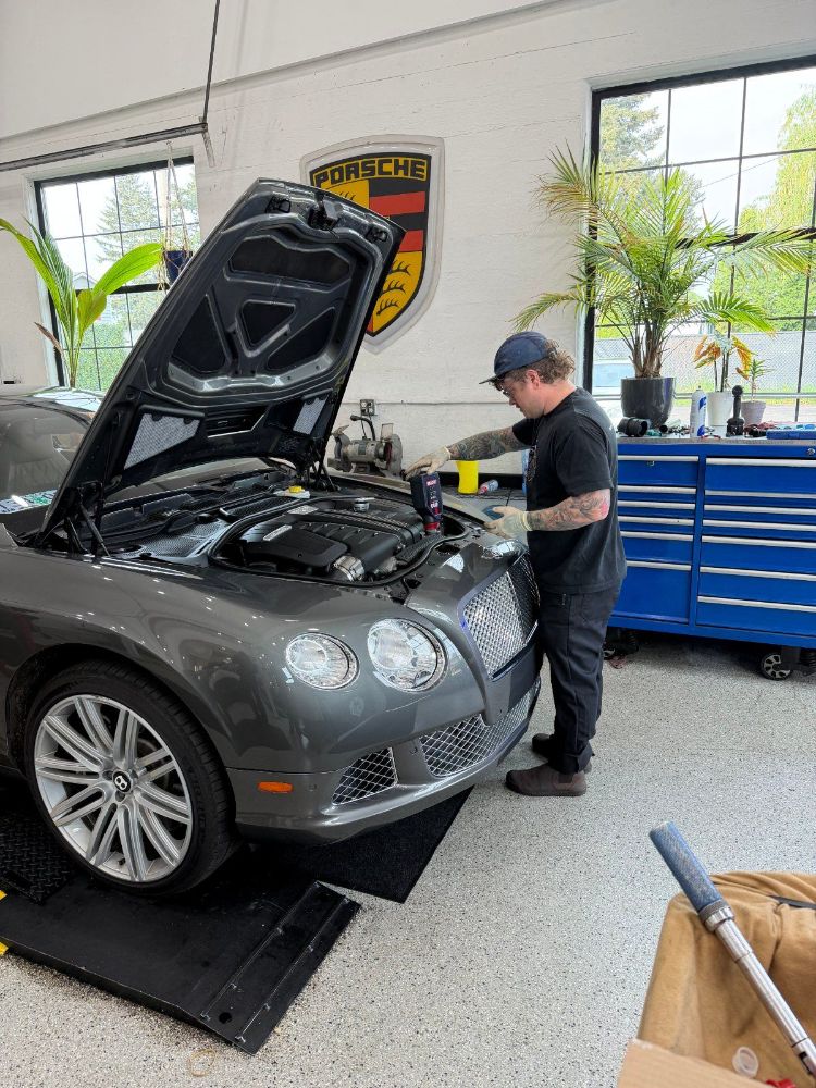 Bentley service at Trafton's Foreign Auto